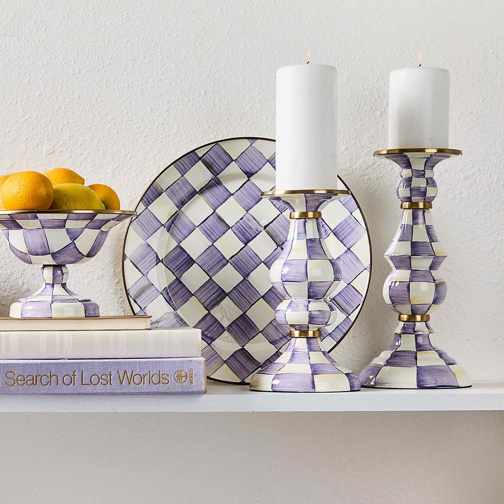 Mackenzie-chilllds Violet Check Dinnerware - Image 9