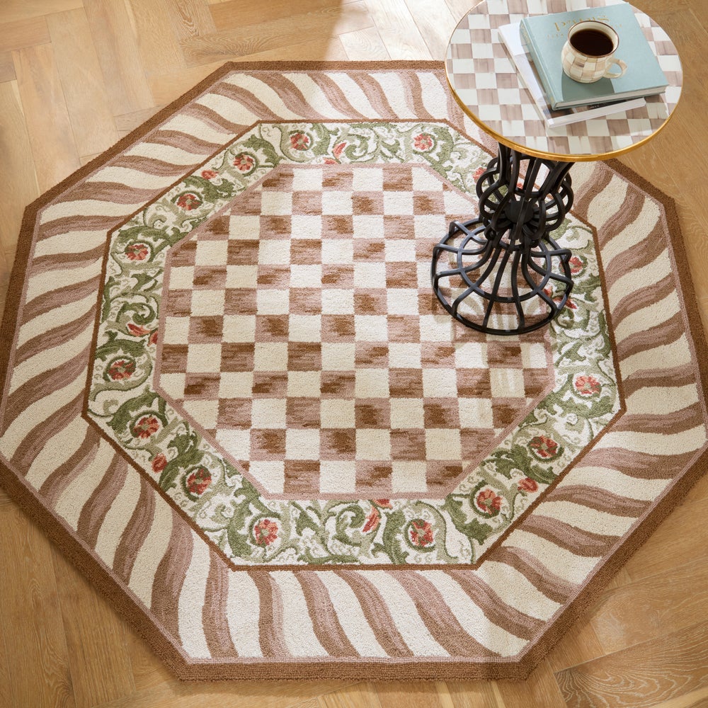 MACKENZIE-CHILDS Mackenzie-chilllds Mocha Check Rug - Image 10