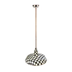 Alternative view of Courtly Check 18" Barn Pendant Lamp