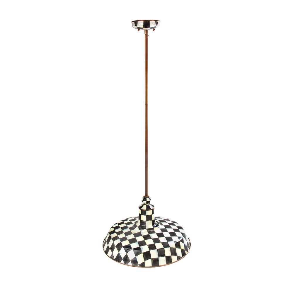 Courtly Check 18" Barn Pendant Lamp - Image 2