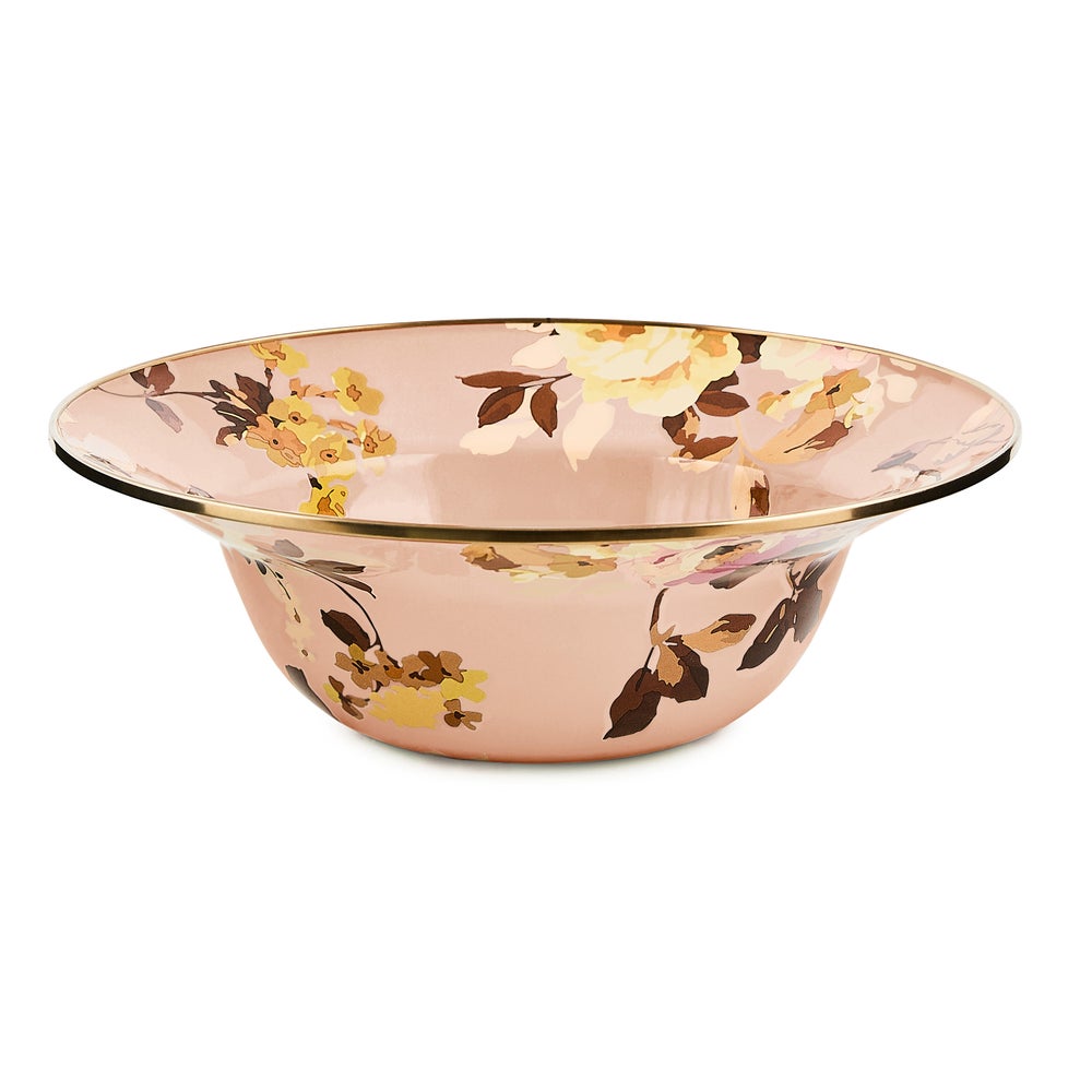 MACKENZIE-CHILDS Mackenzie-chilllds Floral Enamel Serving Bowl - Image 5