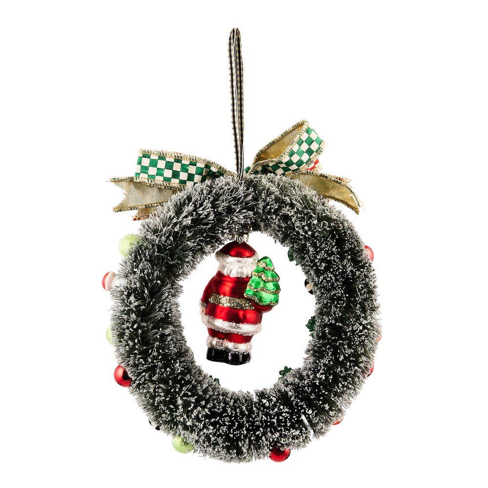 Check It Out Sisal 8" Wreath - Image 2