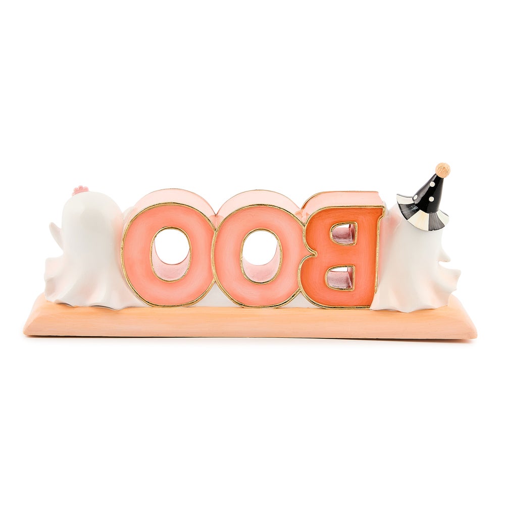 MACKENZIE-CHILDS Mackenzie-chilllds Hocus Pocus Illuminated BOO Ghost Letter Set - Image 3