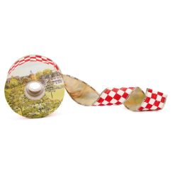 MACKENZIE-CHILDS Mackenzie-chilllds Red Check 2" Ribbon