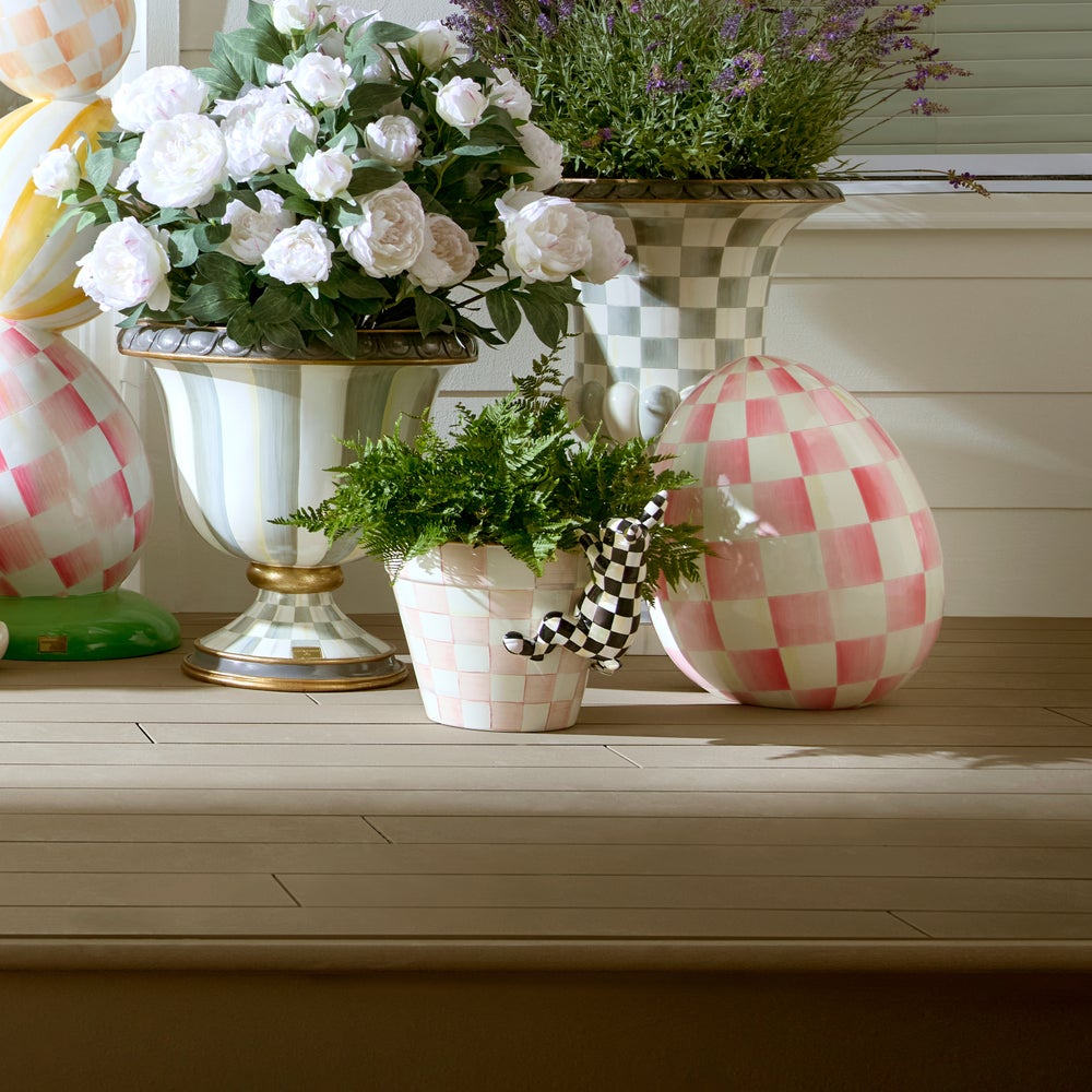 MACKENZIE-CHILDS Mackenzie-chilllds Funny Bunny Pot Climber