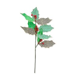 Check It Out Holly Leaf Spray