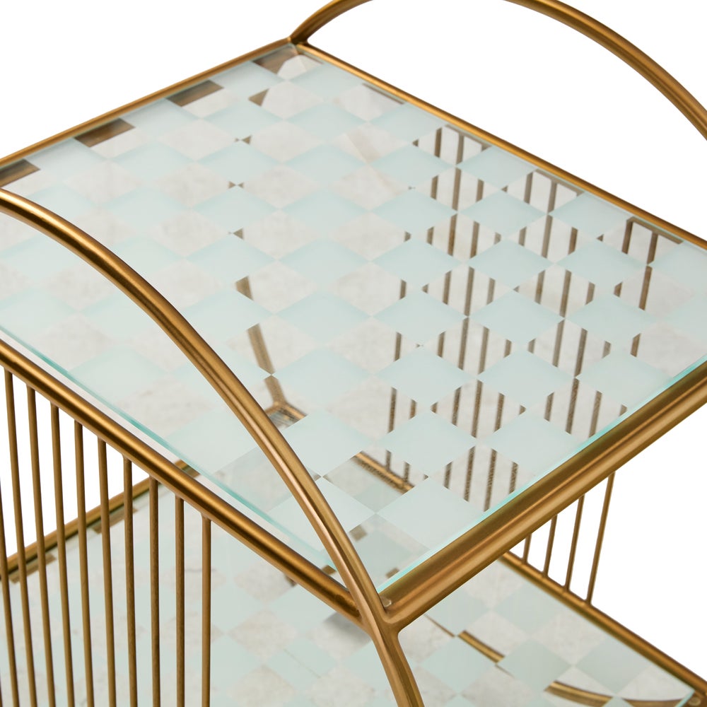 MACKENZIE-CHILDS Mackenzie-chilllds Gambit Bar Cart - Image 5