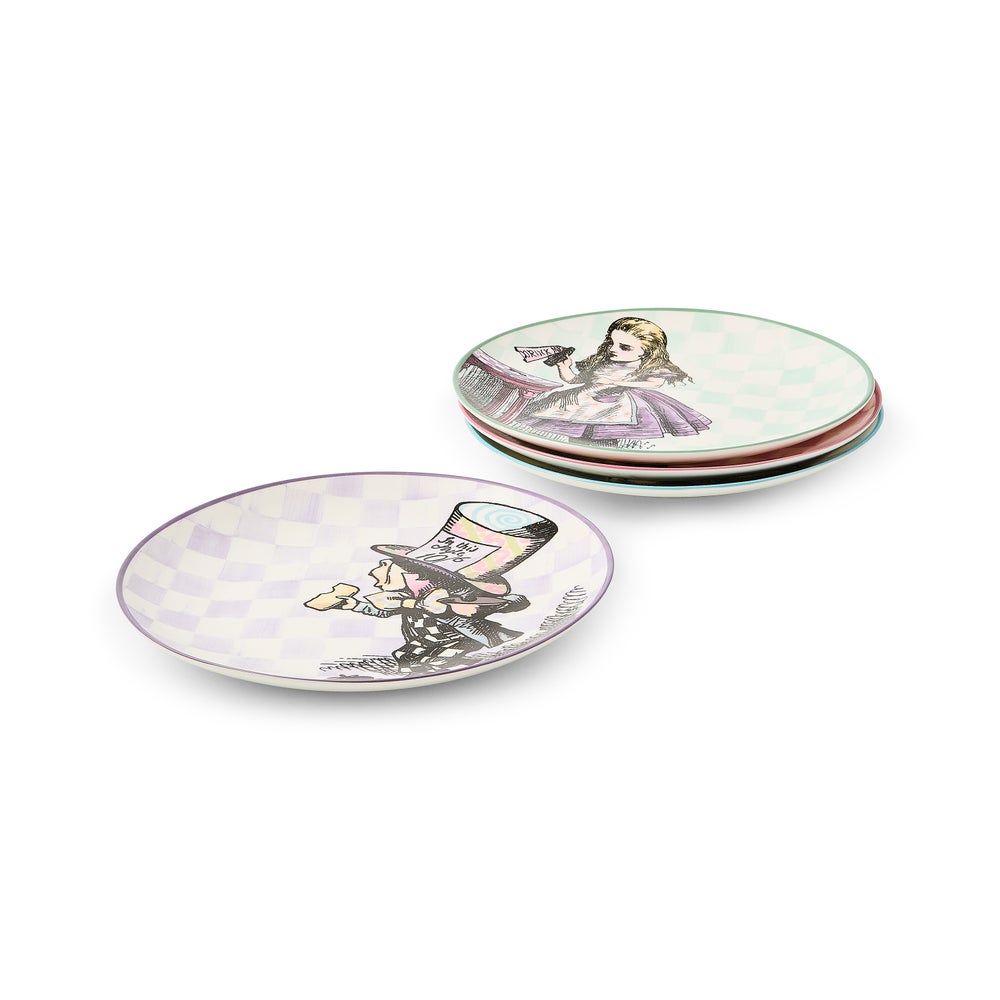 Mackenzie-chilllds Wonderland Plates, Set of 4 - Image 8