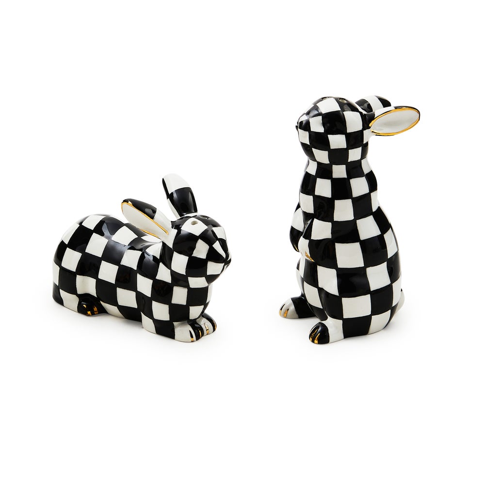 Check Bunny Salt & Pepper Set - Image 2