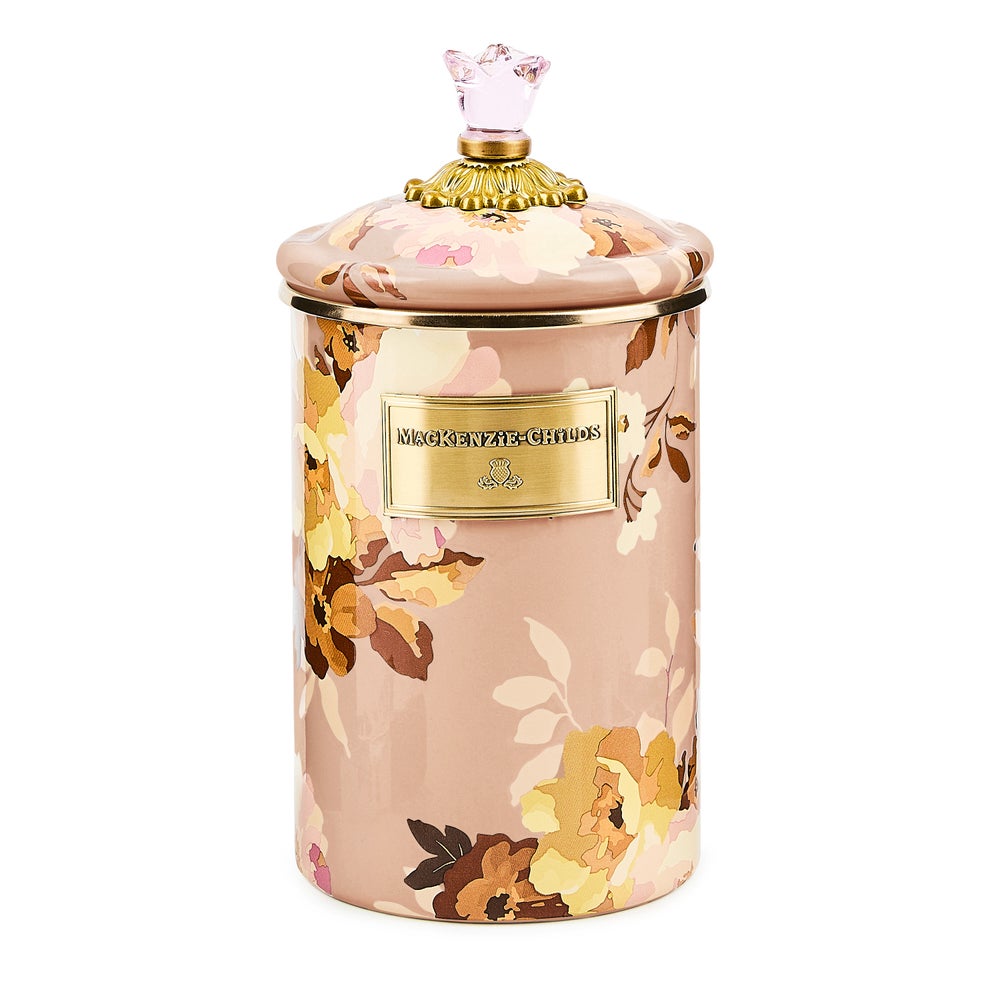 Mackenzie-chilllds Wild Rose Mauve Canisters - Image 2
