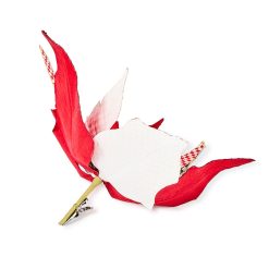 Alternative view of Check It Out Jumbo Poinsettia Clip
