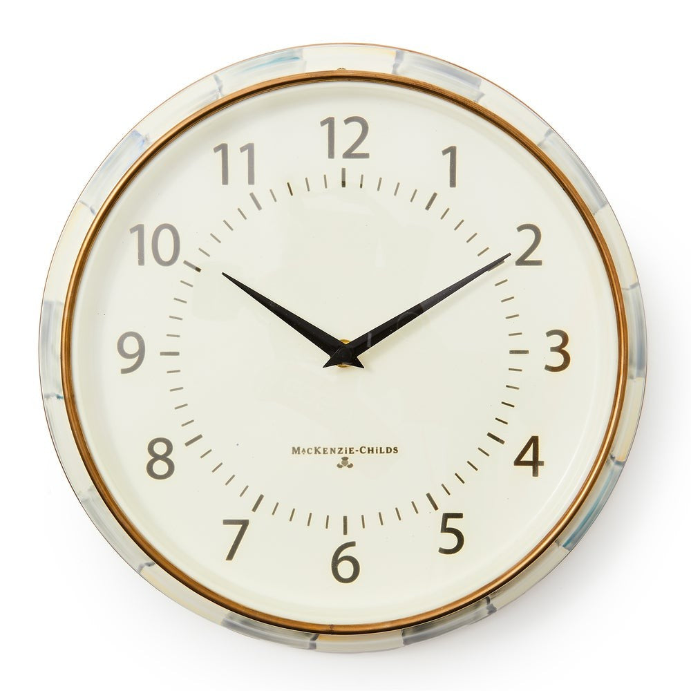 MACKENZIE-CHILDS Mackenzie-chilllds Enamel School Clock - Image 4