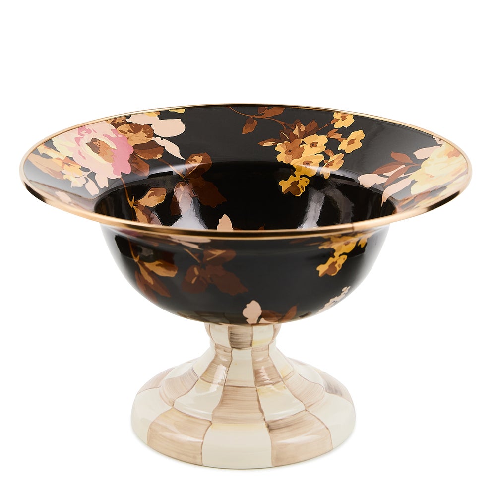 MACKENZIE-CHILDS Mackenzie-chilllds Floral Enamel Compote - Image 4