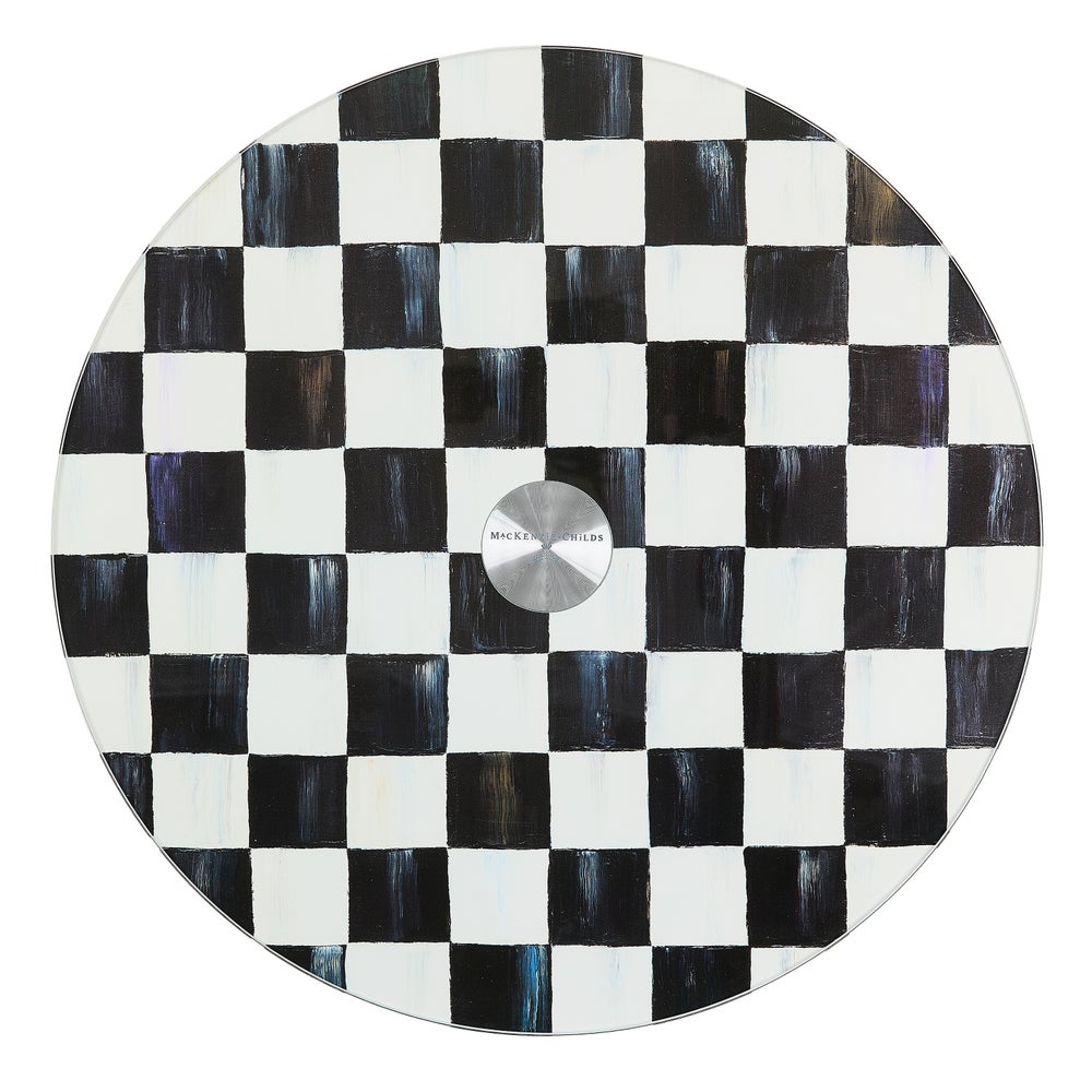 Check Glass Lazy Susan - Image 2