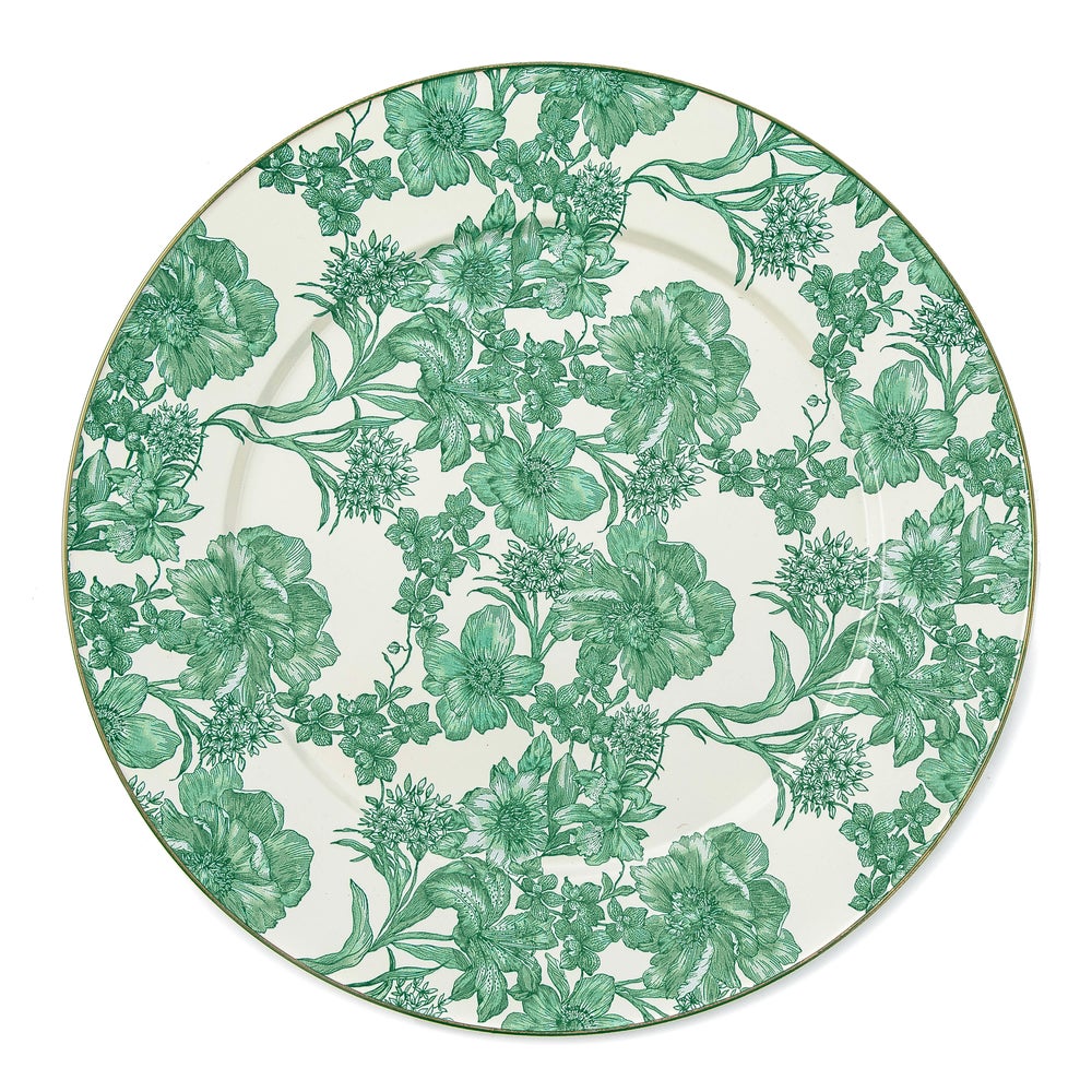 MACKENZIE-CHILDS Mackenzie-chilllds Floral Enamel Serving Platter - Image 6