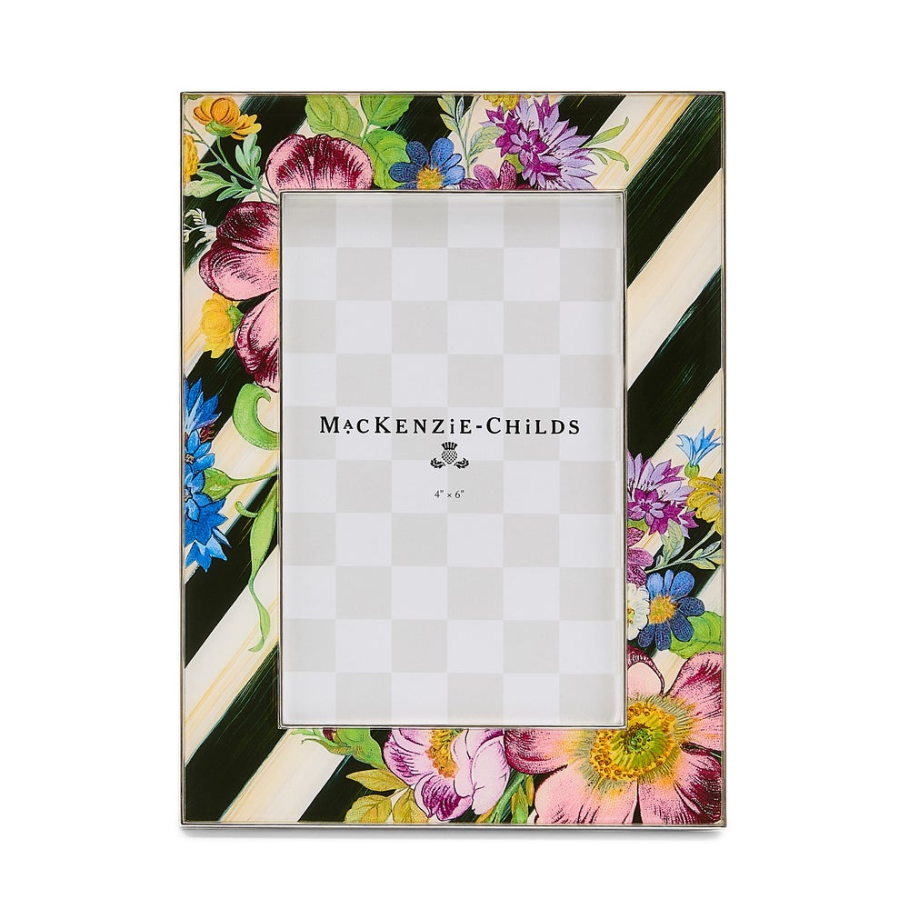 MACKENZIE-CHILDS Mackenzie-chilllds Floral Silver Plated Frame - Image 4