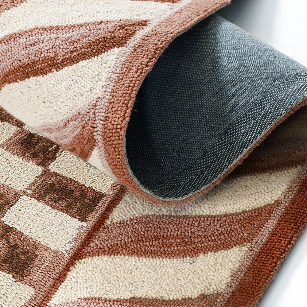 MACKENZIE-CHILDS Mackenzie-chilllds Mocha Check Rug - Image 12