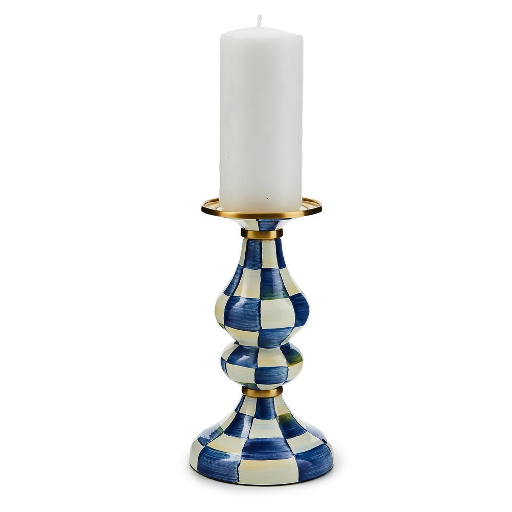 MACKENZIE-CHILDS Mackenzie-chilllds Enamel Pillar Candlestick Holder - Image 2