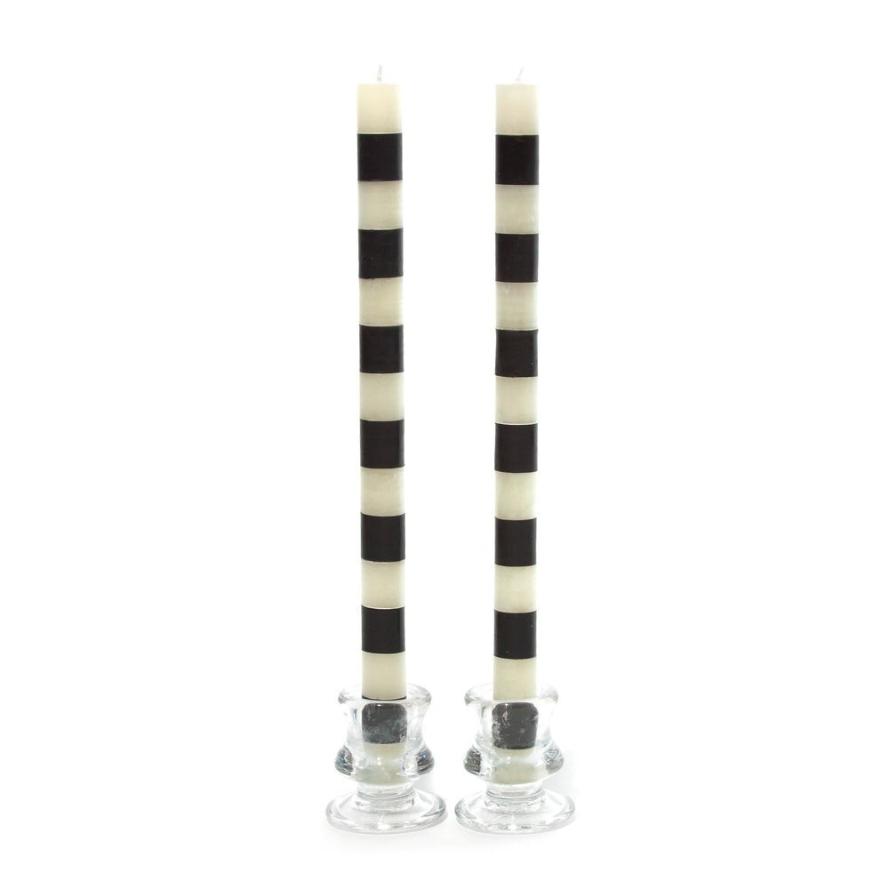 Bands Dinner Candles, Set of 2 - Image 2