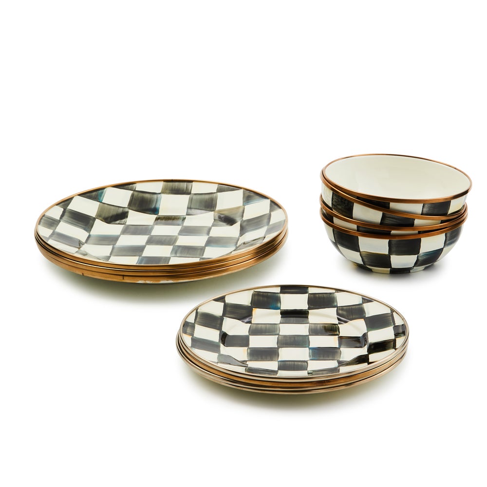 12pc Enamel Dinnerware Set - Image 2