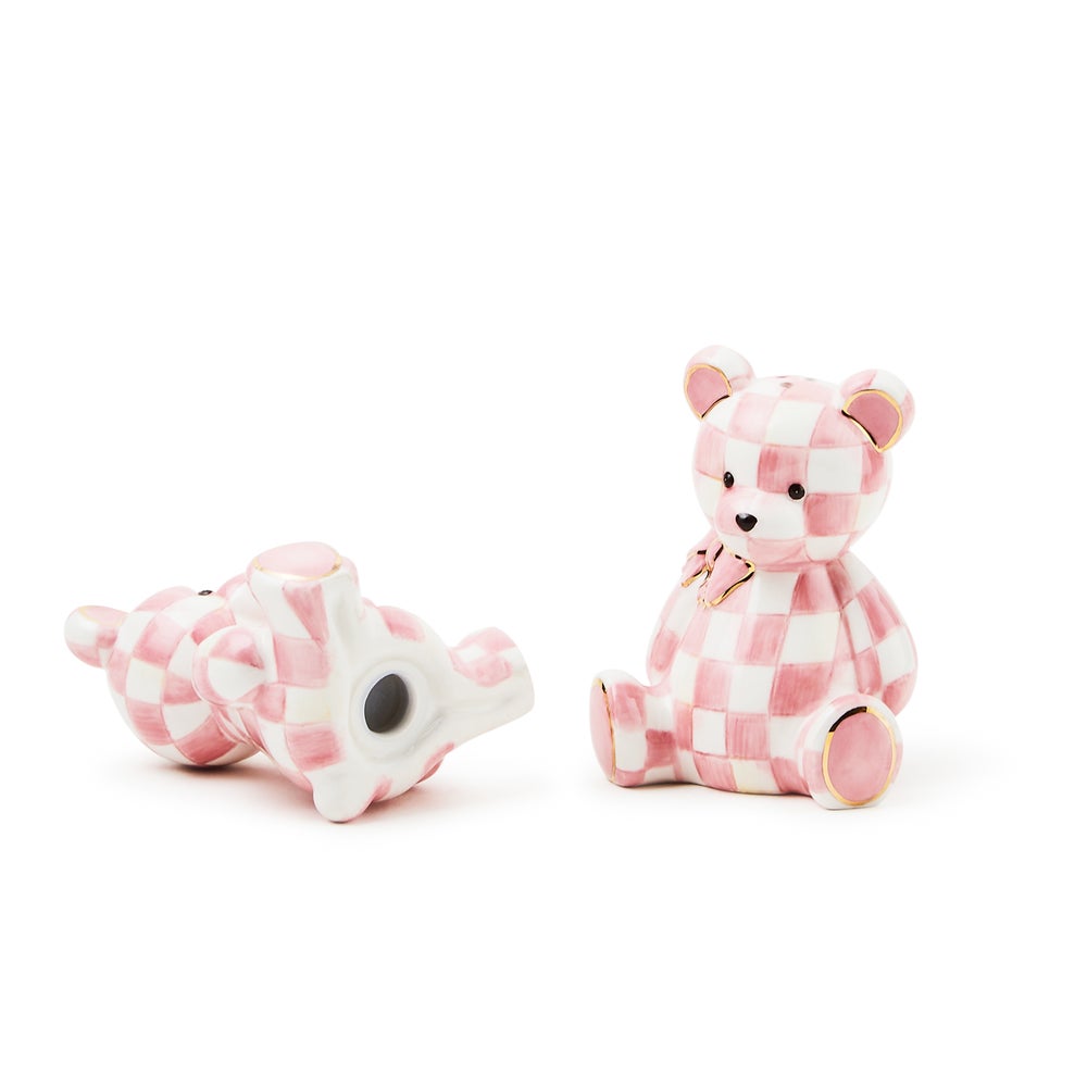 MACKENZIE-CHILDS Mackenzie-chilllds Rosy Bear Salt & Pepper Set - Image 2
