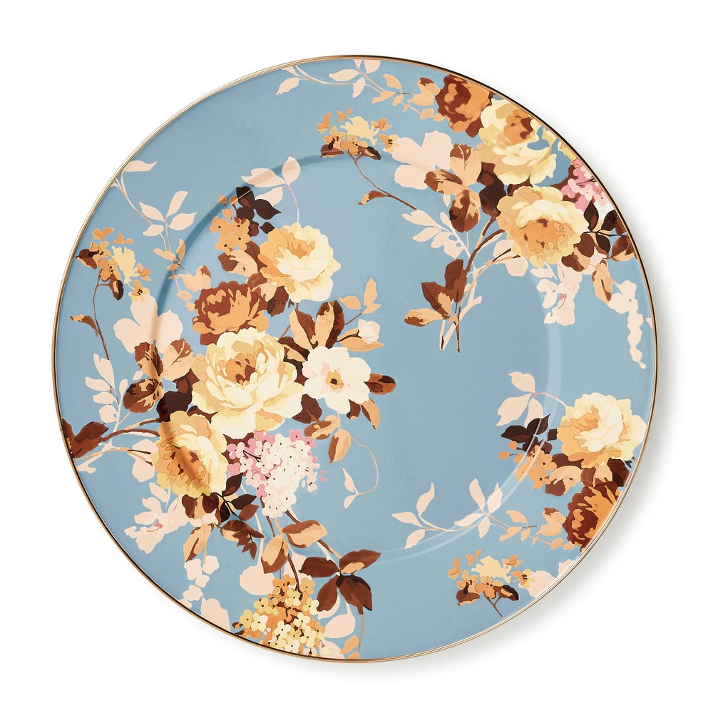 MACKENZIE-CHILDS Mackenzie-chilllds Floral Enamel Serving Platter - Image 9