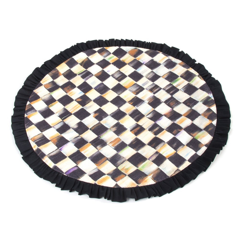 Check Round Placemat - Image 2