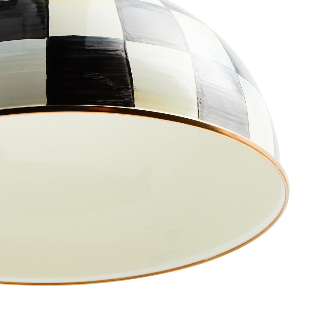 Courtly Check 12" Dome Pendant Lamp - Image 3