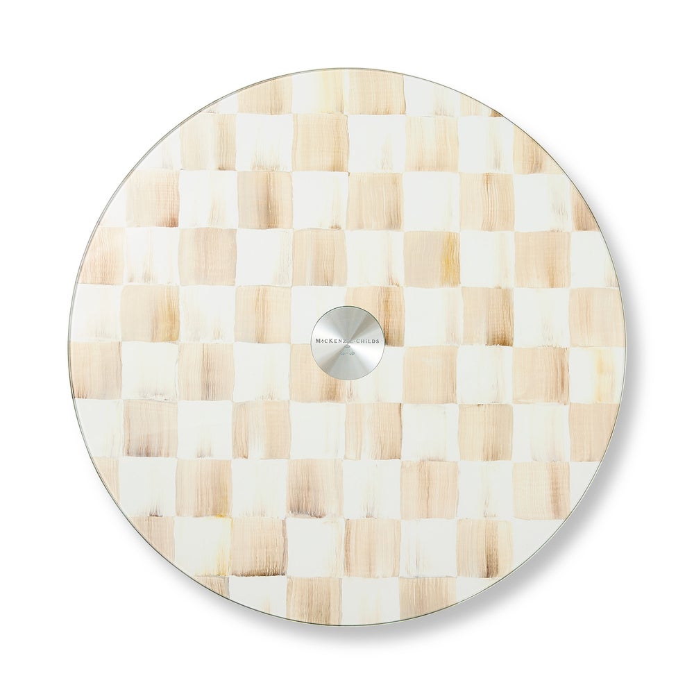 Check Glass Lazy Susan - Image 4