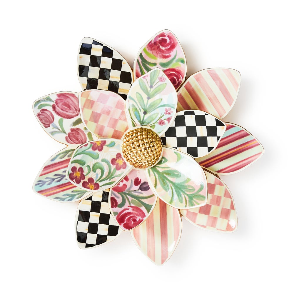 MACKENZIE-CHILDS Mackenzie-chilllds Rosy Meadow Small Wall Decor