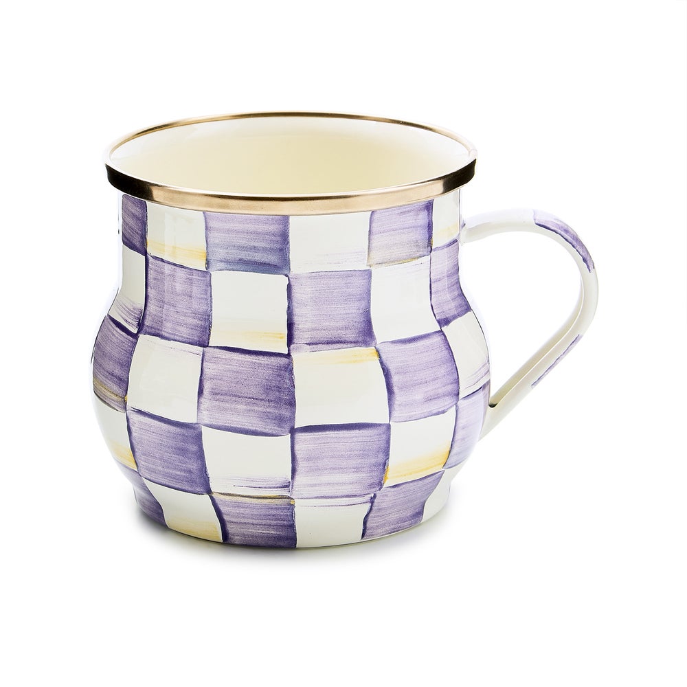 Check Enamel Mug - Image 7