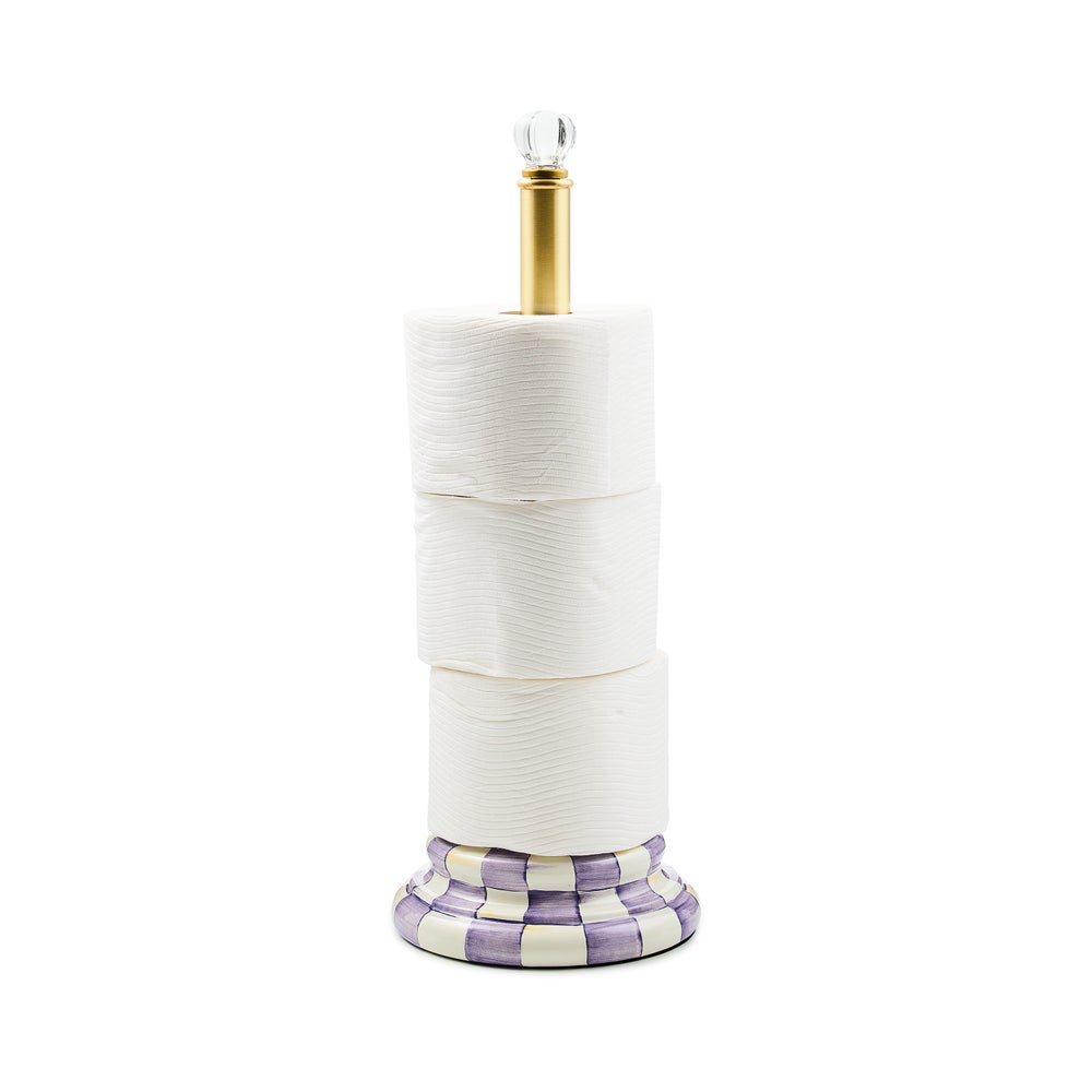 Mackenzie-chilllds Violet Check Enamel Bath Collection - Image 7