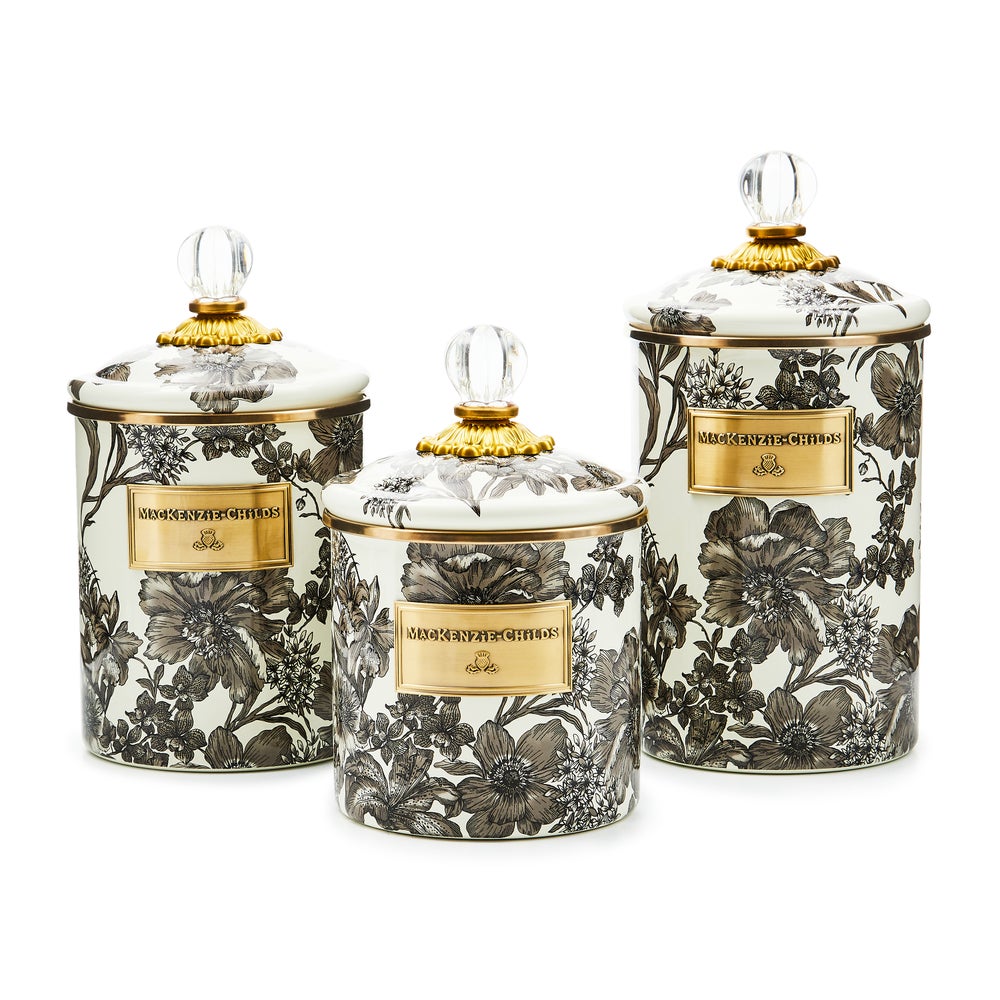 Mackenzie-chilllds Sterling English Garden Enamel Canisters - Image 9