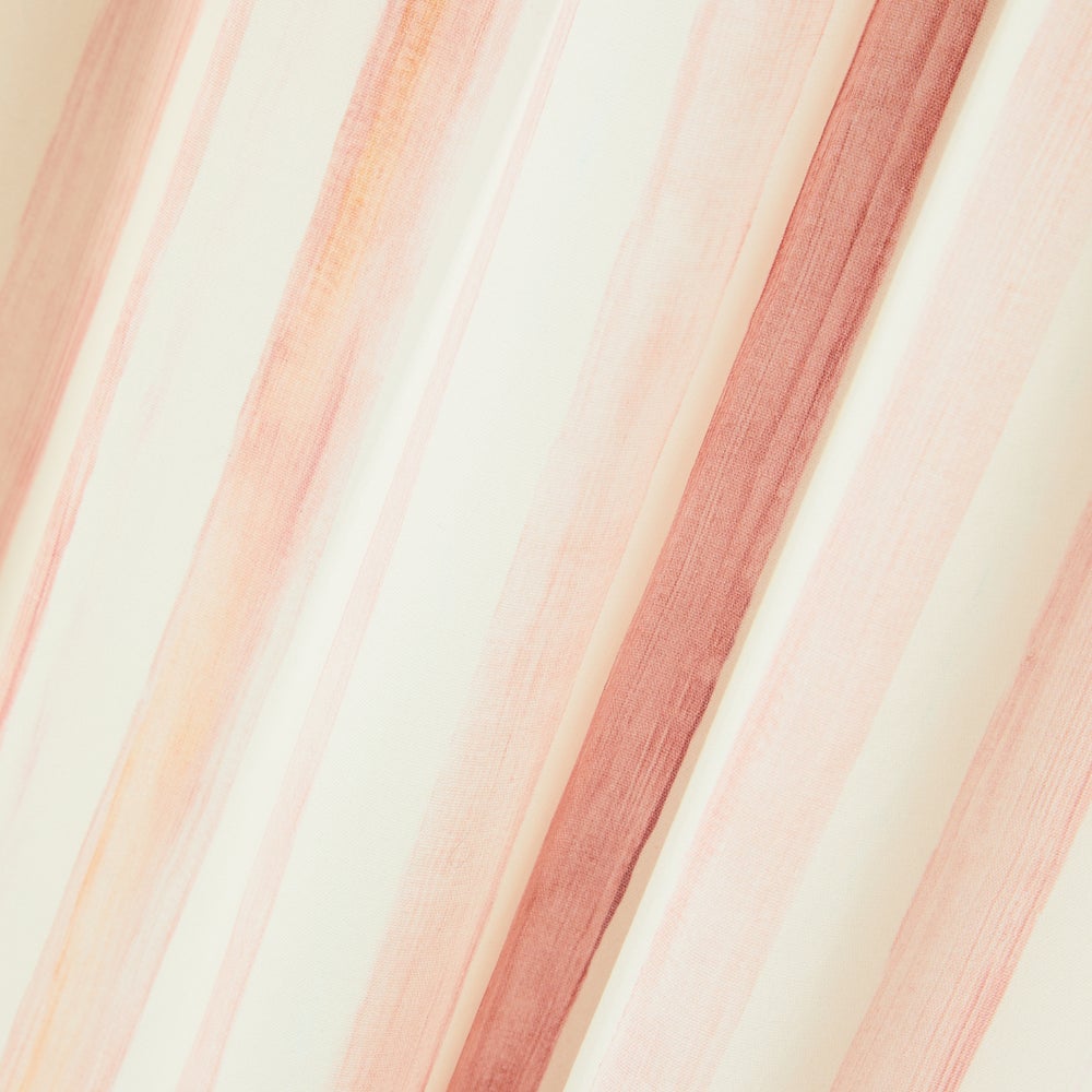 MACKENZIE-CHILDS Mackenzie-chilllds Rosy Stripe 84" Curtain Panel - Image 3