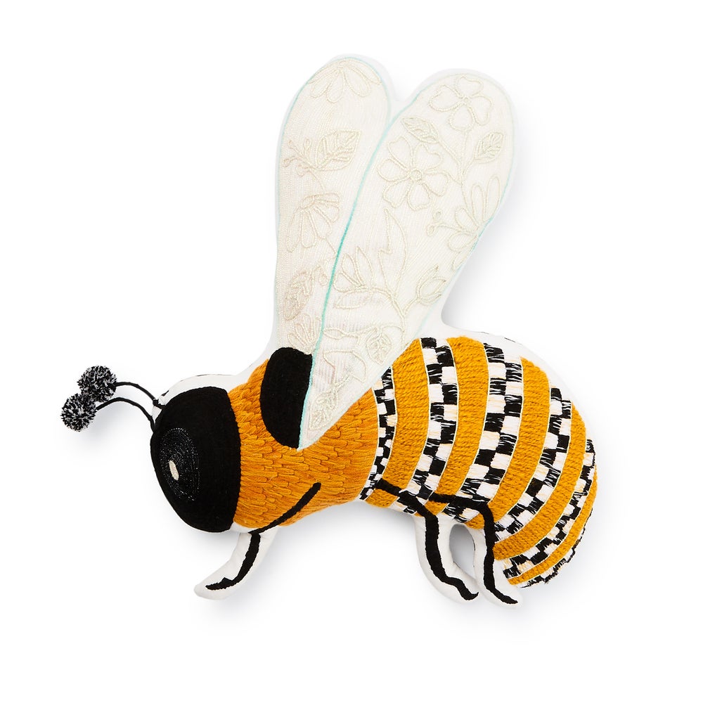 Bee Shaped Throw Pillow