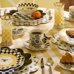 Alternative view of Bee Toile Mug & Saucer Set