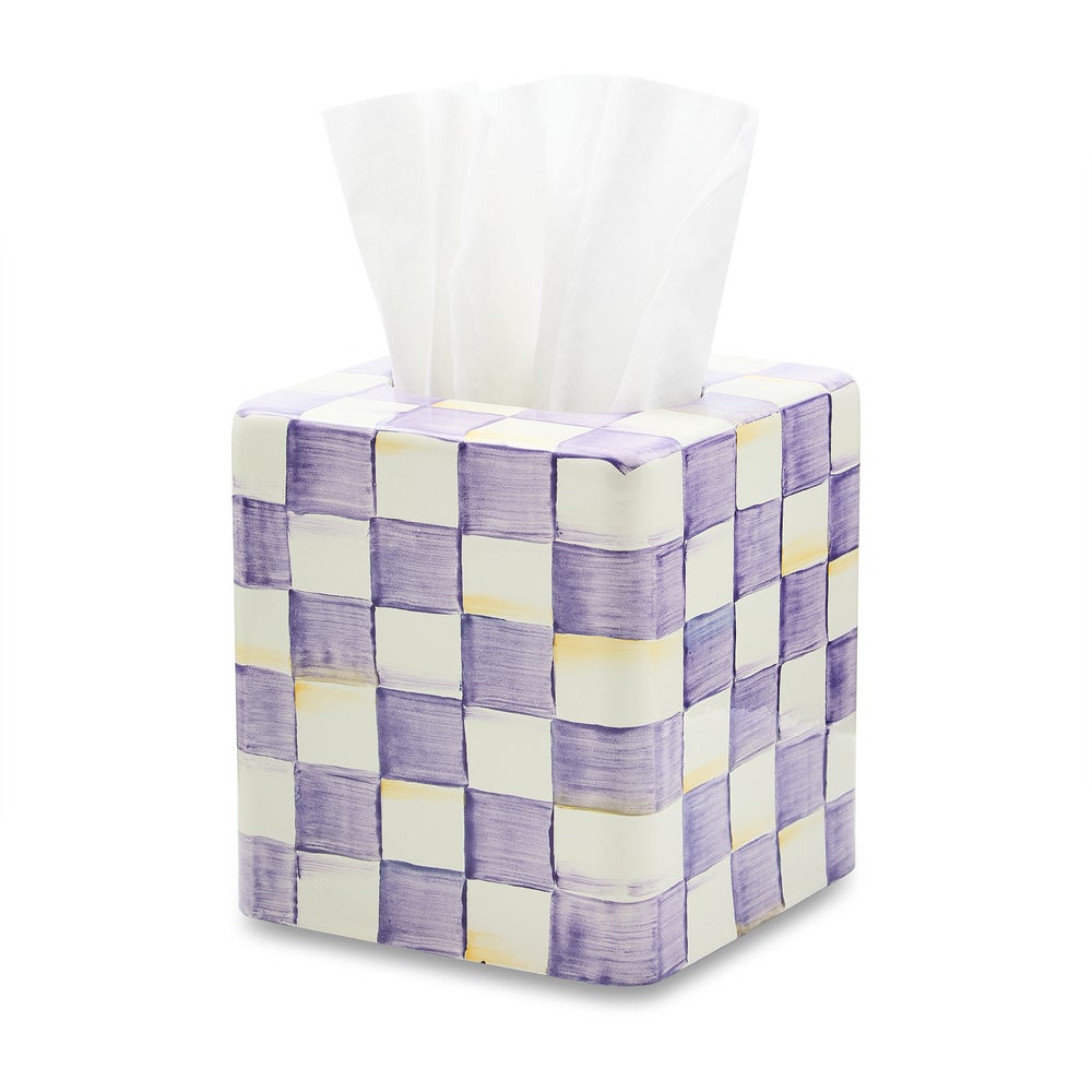 Mackenzie-chilllds Violet Check Enamel Bath Collection - Image 8
