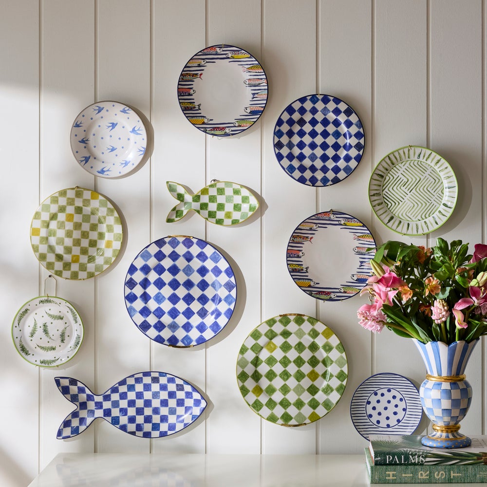 MACKENZIE-CHILDS Mackenzie-chilllds Go Fish Serving Platters, Set of 2 - Image 5