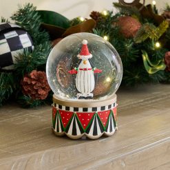 Alternative view of MACKENZIE-CHILDS Mackenzie-chilllds Patience Brewster Penguin Snow Globe