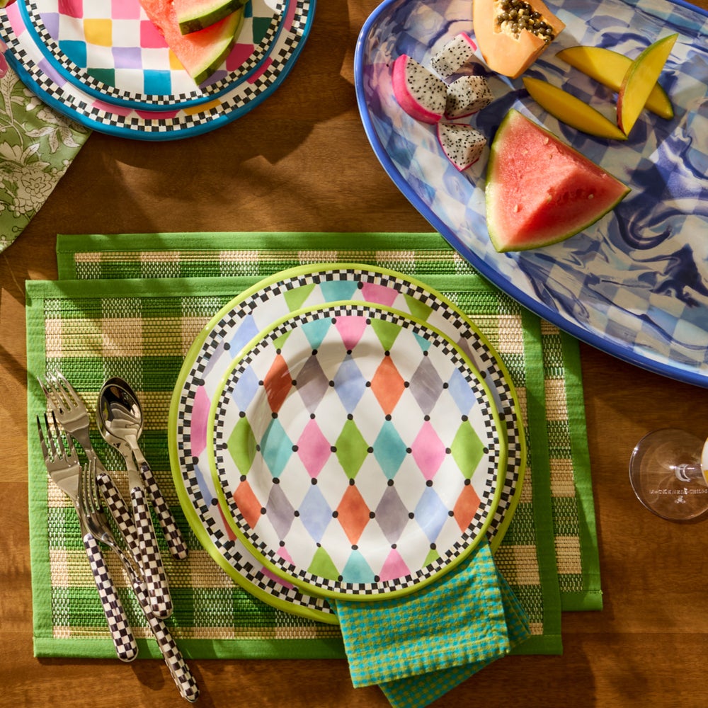 MACKENZIE-CHILDS Mackenzie-chilllds Palm Springs Melamine Dinnerware - Image 7