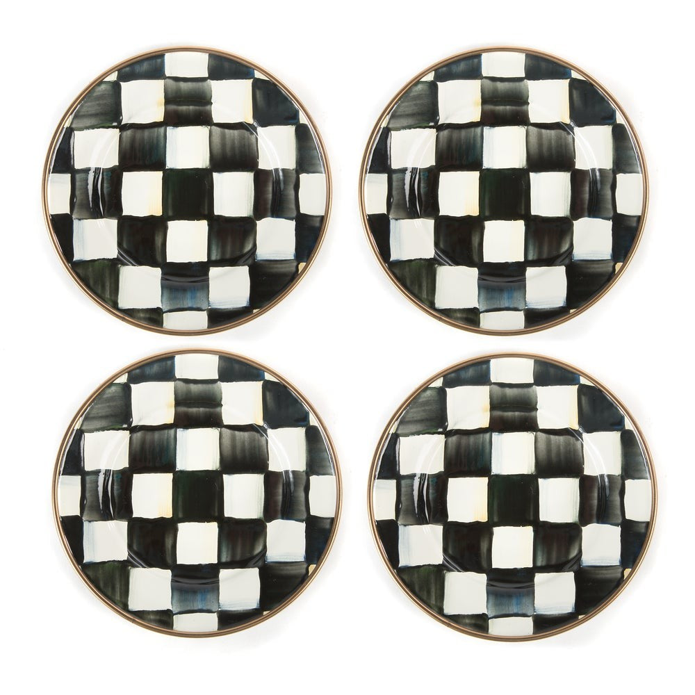 MACKENZIE-CHILDS Mackenzie-chilllds Enamelware Appetizer Plates, Set of 4 - Image 2