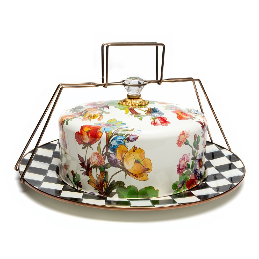 MACKENZIE-CHILDS Mackenzie-chilllds Enamel Cake Carrier - Image 7