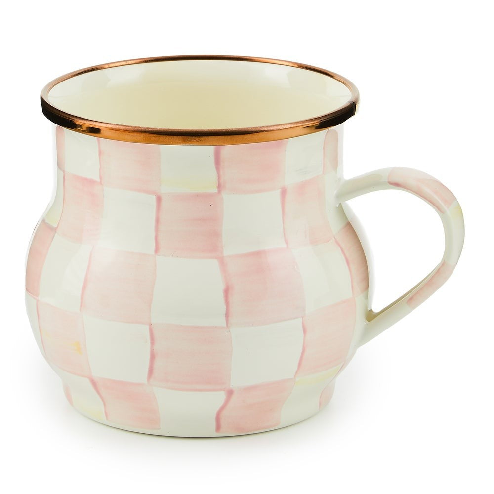 Check Enamel Mug - Image 6