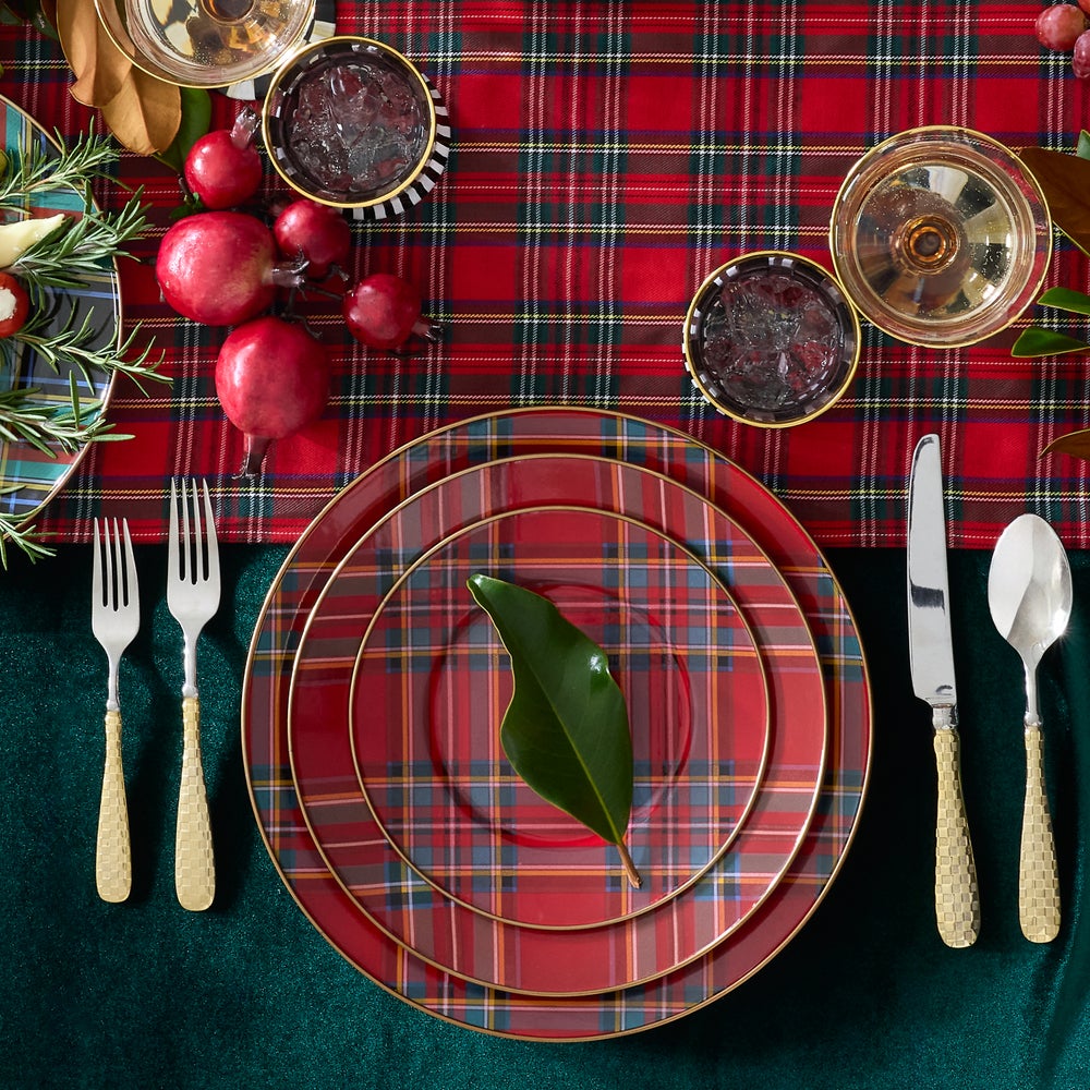 MACKENZIE-CHILDS Mackenzie-chilllds Red Tartastic Dinnerware - Image 5
