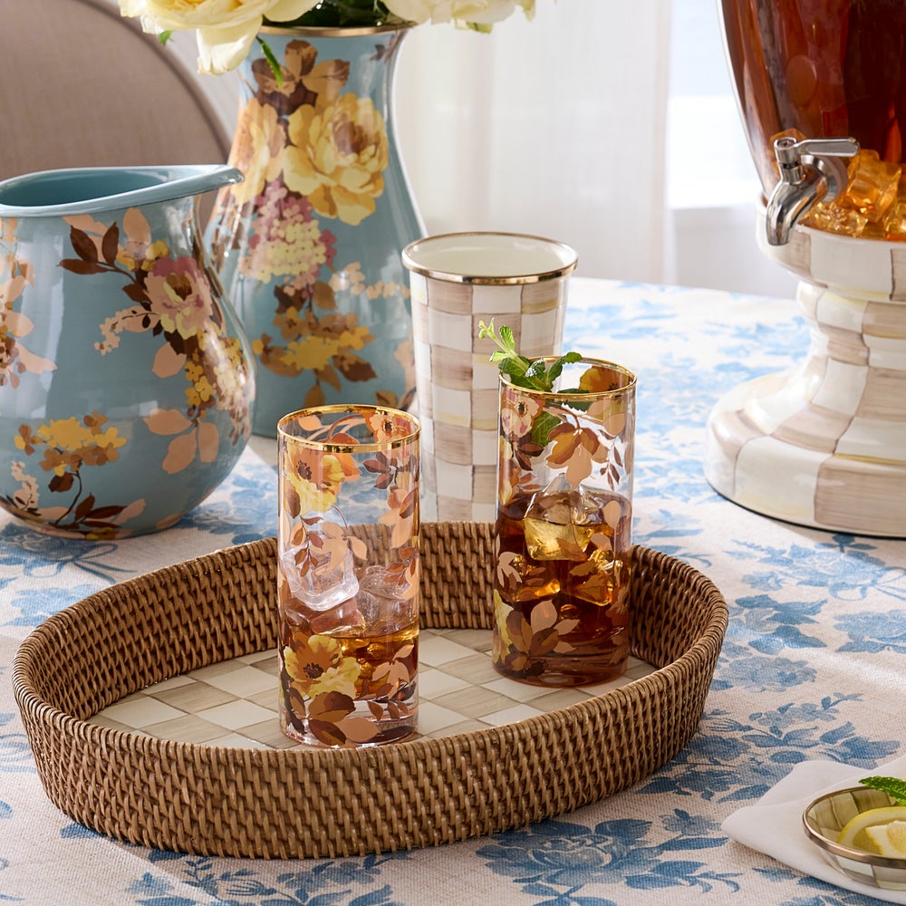 Mackenzie-chilllds Wild Rose Glassware, Set of 4 - Image 14