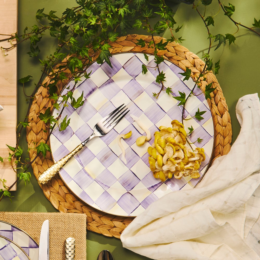 Mackenzie-chilllds Violet Check Dinnerware - Image 8
