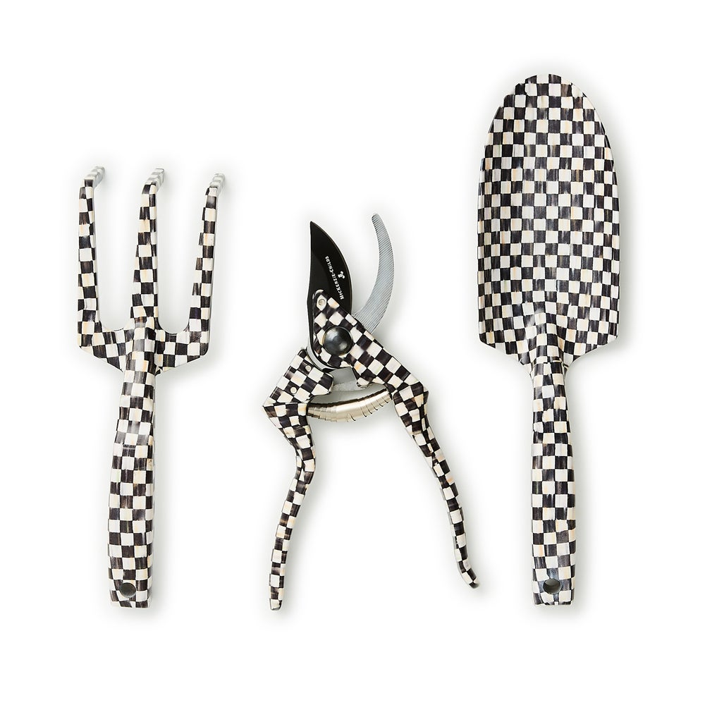 Courtly Check Gardening Tools, Set of 3