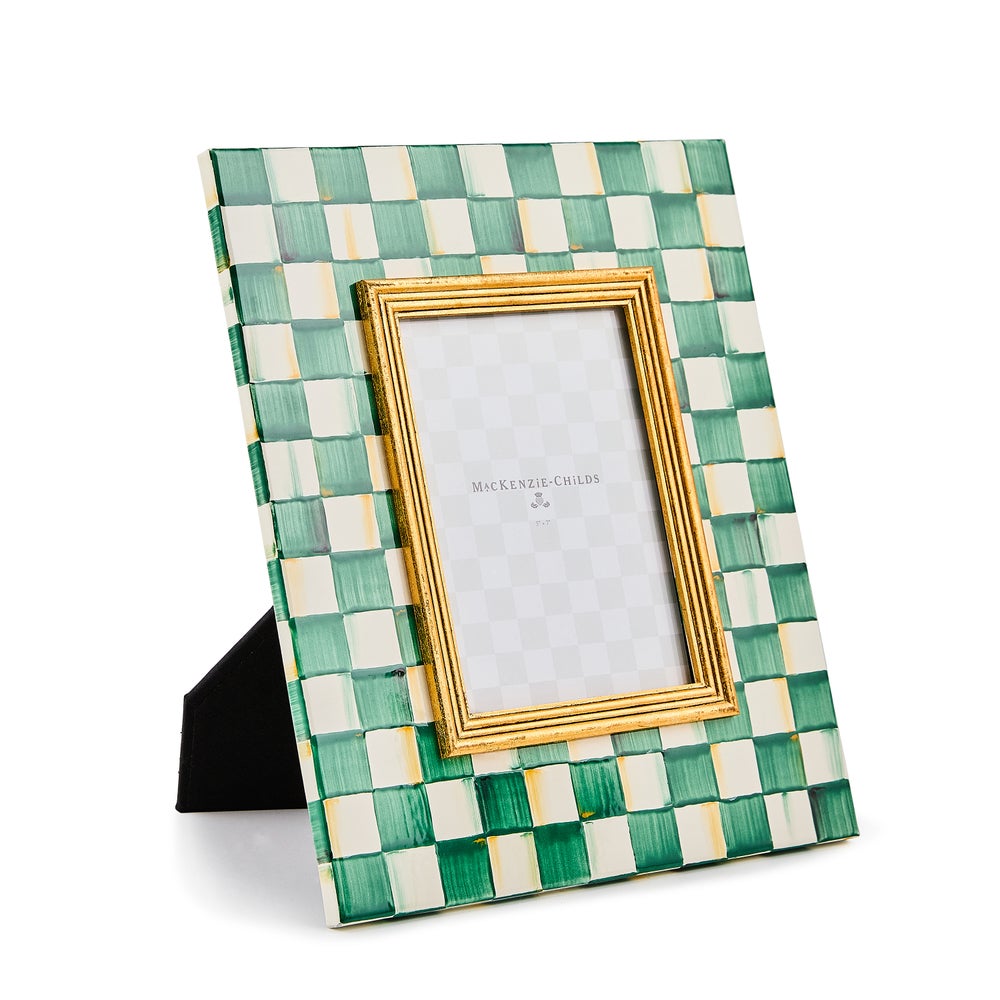 MACKENZIE-CHILDS Mackenzie-chilllds Emerald Check Frame - Image 10