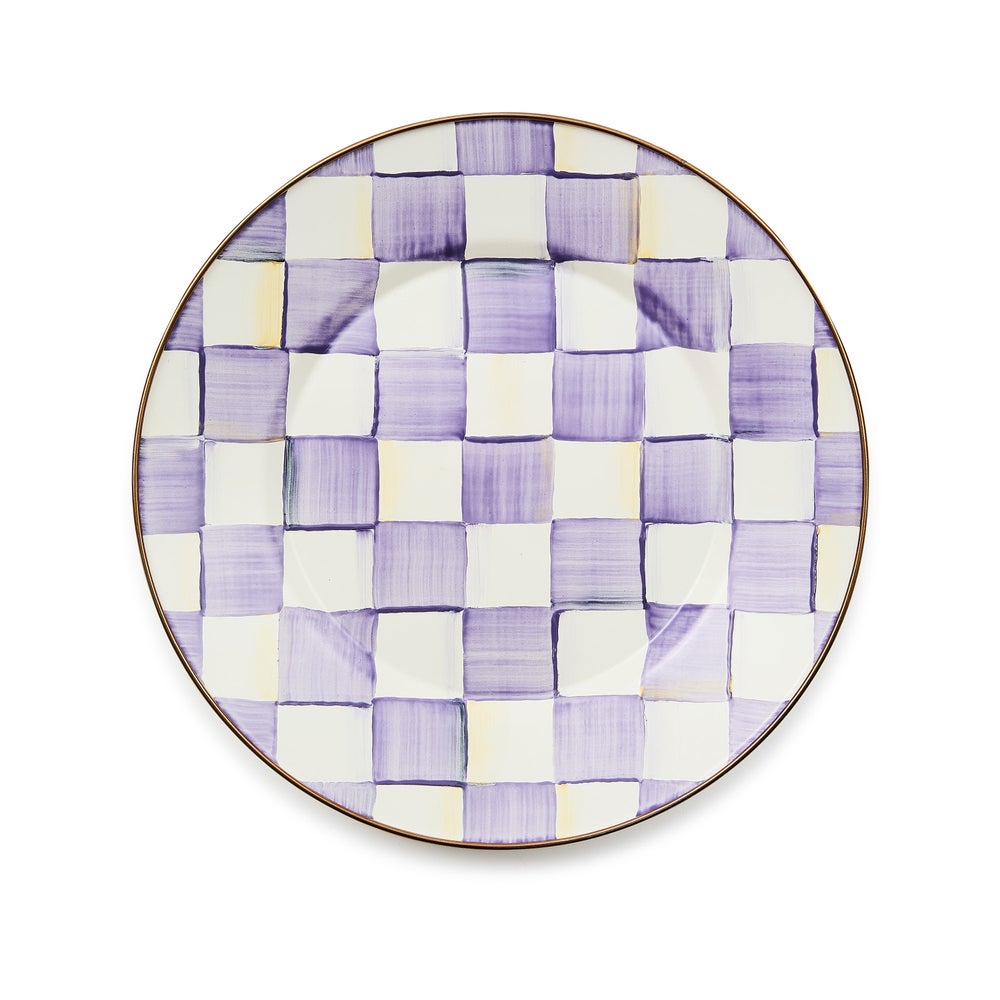 Mackenzie-chilllds Violet Check Dinnerware - Image 2