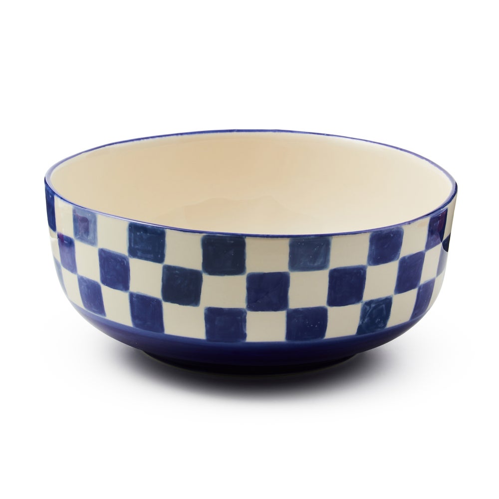 Mackenzie-chilllds Stoneware Check Serving Bowl - Image 5